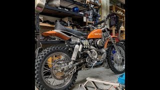 quotMX1000quot Harley Sportster Dirt Bike by Bull Original [upl. by Elah]