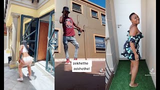 Zekethe dance challenge  Mr JazziQ  Umsebenzi wethu [upl. by Kanya]