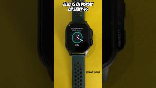 Always on display on Fireboltt Snapp 4g smartwatch  Stay tuned  Snapp 4g aod techpokeshorts [upl. by Cichocki]