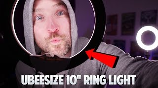 Ubeesize 10quot Ring Light  The BEST Affordable Ring Light [upl. by Glennon975]