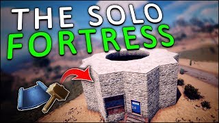 STARTING my BEST SOLO BUNKER FORTRESS  Rust Solo 1 [upl. by Sueahccaz]