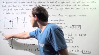 Tensile Stress Example  2 [upl. by Secnarf]