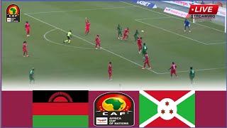 🟥Live Match Malawi vs Burundi  Africa Cup Of Nations Qualifications2024 Full Analysis [upl. by Anircam]