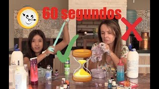 DESAFIO DO SLIME EM 60 SEGUNDOS MAIS DIVERTIDO QUE VOCÊ JÁ VIU [upl. by Clementi]