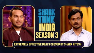 Pitcher को Appreciate करके Shark Ritesh ने की Deal पक्की  Shark Tank India S3  Compilation [upl. by Nnaes]