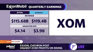 Exxon Chevron see blowout earnings amid high energy prices [upl. by Luoar]