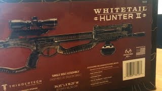 Unboxing BARNETT Whitetail Hunter 2 Armbrust [upl. by Boorman]