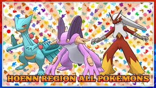 How To Evolve Pokémon  Generation 3 Hoenn Region Animated 3D Shiny Sprites [upl. by Dody]