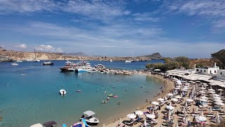 LINDOS Rhodes Greece 2024 4k 🇬🇷 Part 1 [upl. by Puri891]