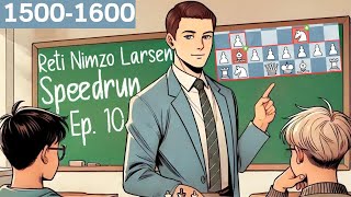 How to Play Against an Isolated Queen Pawn  Reti Nimzo Larsen Speedrun  Episode 10  15001600 [upl. by Gnoht]