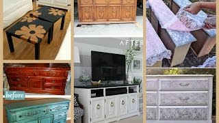 DIY Furniture Makeovers Ideas  Home Decor Inspiration [upl. by Laszlo]