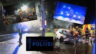 Poliisi Oulu  raju kolari [upl. by Chari]