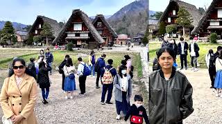 Shirakawago village April 2024 [upl. by Amaerd]