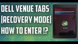 How To BootEnter Dell Venue 7 In Recovery Mode [upl. by Carboni]