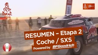 Resumen  CocheSxS  Etapa 2 Pisco  San Juan de Marcona  Dakar 2019 [upl. by Andrea944]