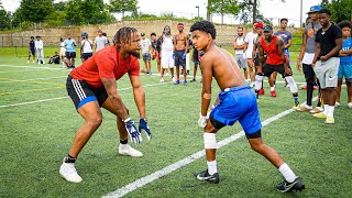 TATTED UP 13 YEAR OLD EXPOSES D1COMMITS FOR 1000 ATL 1ON1S W TRAVIS HUNTER [upl. by Nosnehpets]