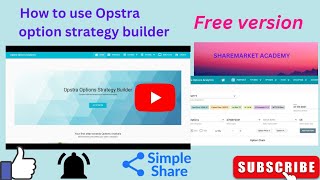 Opstra strategy builder tutorial  Opstra option strategy Builder hindi me  Opstra Paper Trading [upl. by Margi]