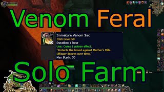 How To Solo Farm Immature Venom Sac As Feral [upl. by Redan]