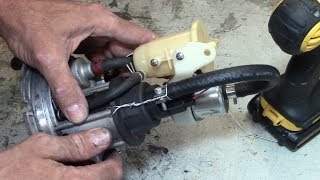 Ducati ST4 In Tank Fuel Line Fix [upl. by Ollie]