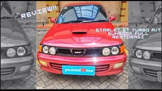 Starlet GT Turbo EP82 matic full restorasi siap mejenggarasiklasikerald2909 [upl. by Seaden411]