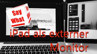 iPad als externer Monitor verwenden [upl. by Attemaj362]