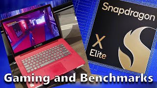 Snapdragon X Elite Hands On Gaming Benchmarks and Windows on ARM [upl. by Ocsic730]