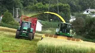 Whole Crop SilageMaking on Hillside [upl. by Inoy]