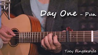 DAY ONE  PUN Fingerstyle Guitar Cover TAB [upl. by Fitzgerald294]