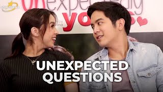 Exclusive JoshLia answers Unexpected Questions  Unexpectedly Yours [upl. by Beffrey]