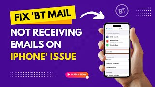 Fix BT Mail Not Receiving Emails on iPhone Issue  Help Email Tales [upl. by Nanoc]