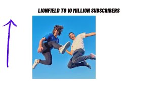 TIMELAPSE Lionfield reaching 10 Million Subscribers [upl. by Althee]