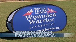 Texas Wounded Warrior Foundation treats veterans to weekend golf course [upl. by Beera]