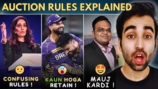 IPL 2025 Mega Auction Rules FULL EXPLAINED 😲 Retention Rules  Jay Shah  KKR  CSK  RCB  MI [upl. by Huntington672]