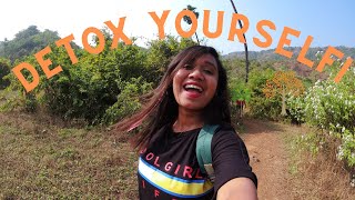 Vlog visiting a Naturopathy Centre near Pune Detox your body and mind  Nisargopchar Centre [upl. by Nytsua410]