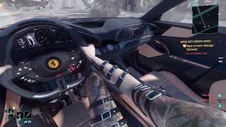 Cyberpunk 2077 Ferrari RTX OFF Phantom Liberty [upl. by Ordnazil]