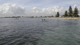 Naval Cadets rowing first Kernic design [upl. by Eniac]