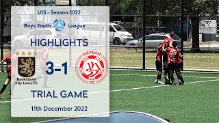 HIGHLIGHTS 11122022  Bankstown City 31 Nepean  U15 Trial Game [upl. by Gilges]