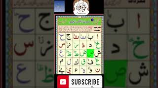 Noorani Qaida Lesson 1  Noorani Qaida  Al Noorani Qaida  E Islamic Channel [upl. by Doomham]