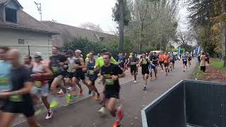 Semimarathon la grande course du grand Paris 27102024 Départ SAS 1 [upl. by Nayrbo8]