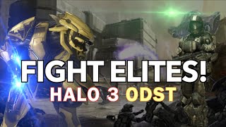 Fighting Elites In Halo 3 ODST Bunkerjeremys Mod [upl. by Eceinart]