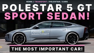 Polestar 5 is A Beast Prototype Charges To 80 in 10 Minutes [upl. by Isahella]