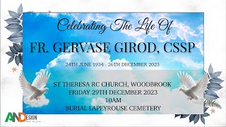 The Funeral Service of Fr Gervase Girod CSSp [upl. by Tamaru]