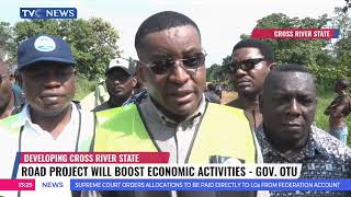 Governor Otu Flags Off Rehabilitation Of Two Major Roads In Cross River [upl. by Celtic]