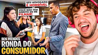 A GERENTE DA ACADEMIA FICOU PTA E O BEN MENDES SE EXALTOU  React Ronda do Consumidor [upl. by Maze]