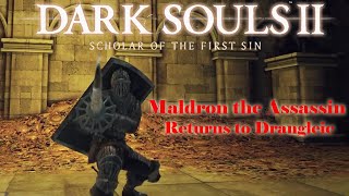 Dark Souls II Maldron the Assassin Returns to Drangleic [upl. by Anailli]