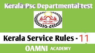 Kerala Psc Departmental test classesKsr  Kerala Service Rules  class  11  Transfer TA  PQamp A [upl. by Zetniuq]