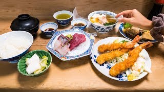 Japanese Food Tour  HIDDENGEMS in Tokyo Japan  Breakfast Lunch and Dinner [upl. by Yeargain88]