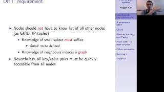 Verteilte Systeme Kapitel 6a Distributed Hash Tables DHT Idea requirements goals [upl. by Yelyac]