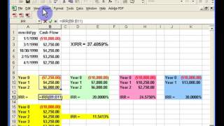 Monthly vs Yearly IRR XIRR [upl. by Adnorrehs]