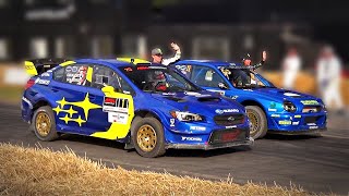 Petter Solberg vs Oliver Solberg  Father amp Son TIME ATTACK Battle on the Goodwood Hillclimb 🔥 [upl. by Richmond]